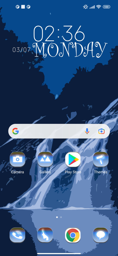 Waterfall_Night screenshot