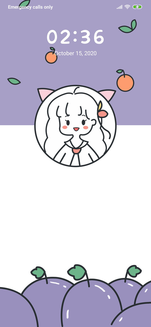 Purple Cute Girl screenshot