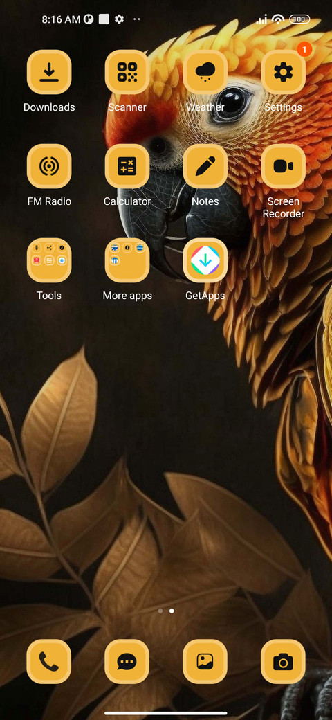Golden Parrot screenshot