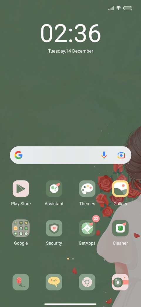 Motivational girl screenshot