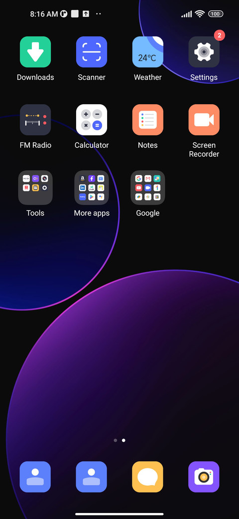 Round Purple screenshot