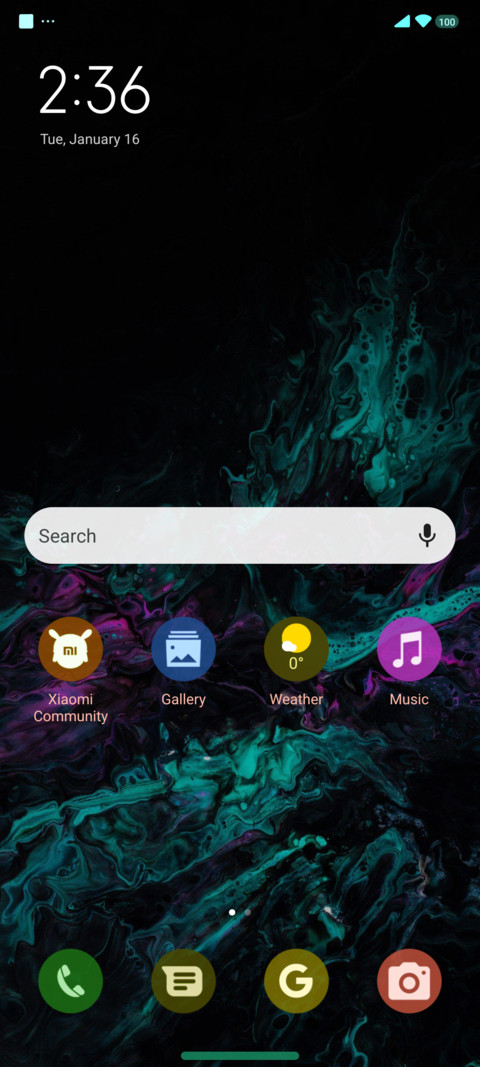 Colors UI screenshot