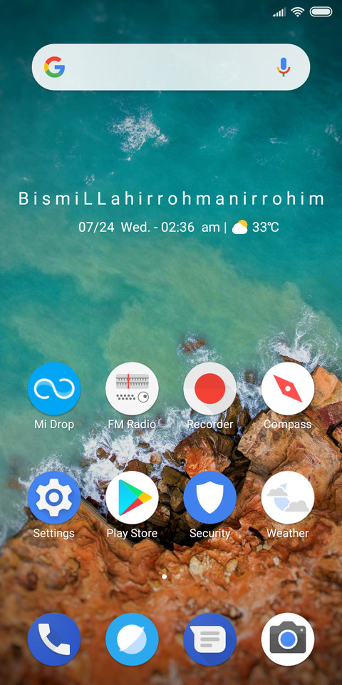 Pure Android P screenshot