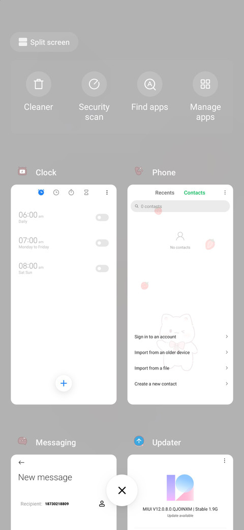Good morning meow screenshot