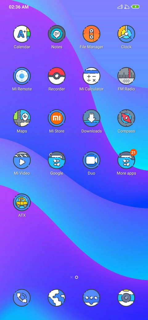 White Gradient V11 screenshot