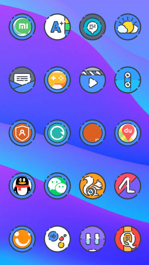White Gradient V11 screenshot