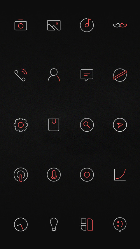 Simple Black Red screenshot