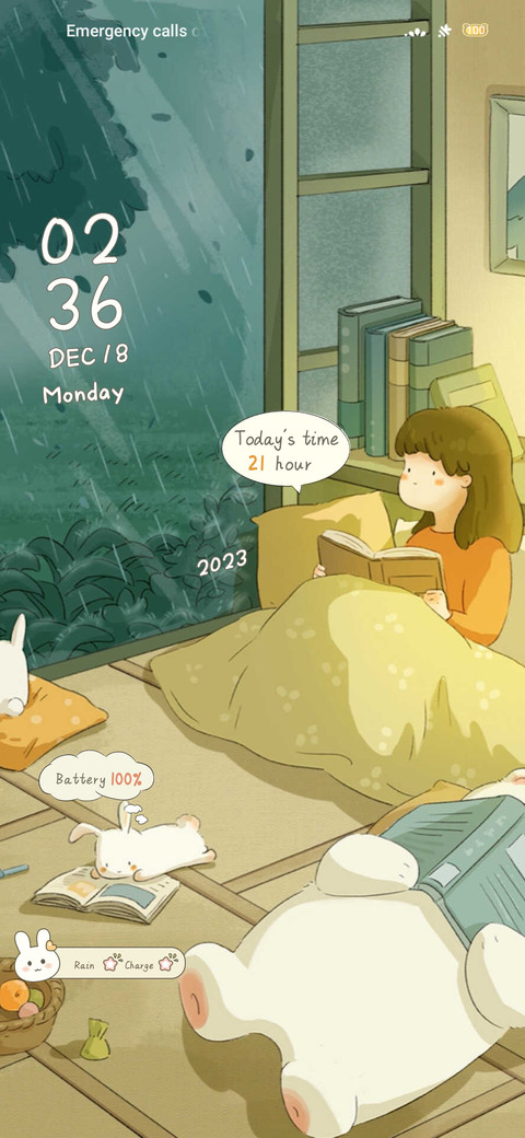 Read in the rain screenshot