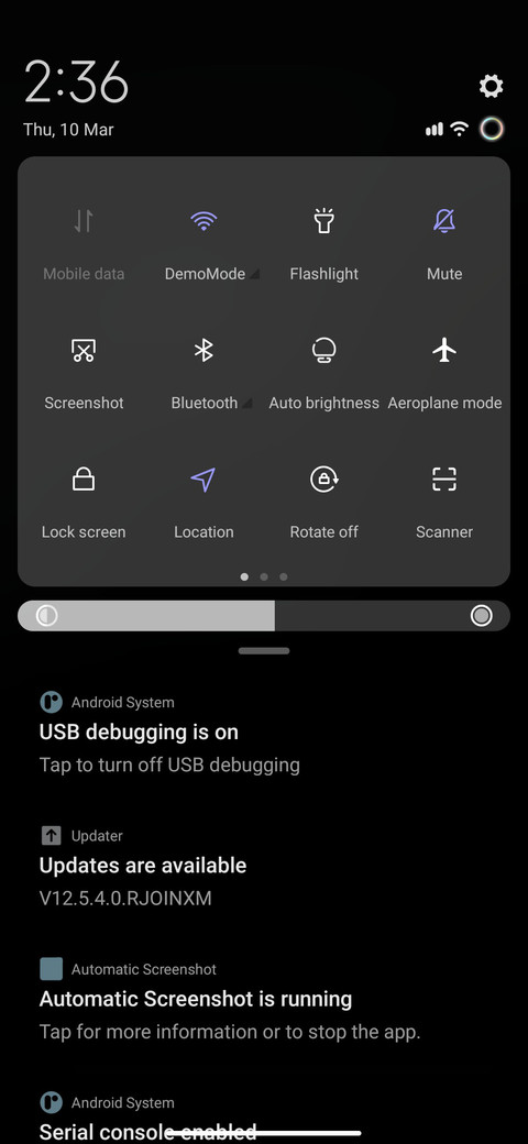 Dark Minimal IZ screenshot