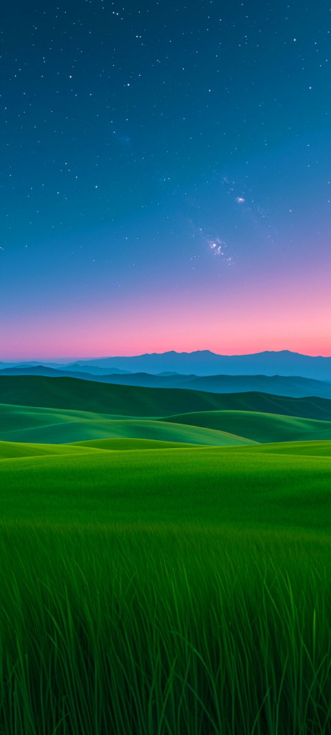 星空下的草原 护眼 screenshot