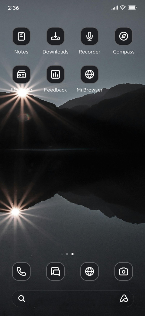 Evening screenshot