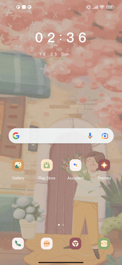 Bouquet of flowers screenshot