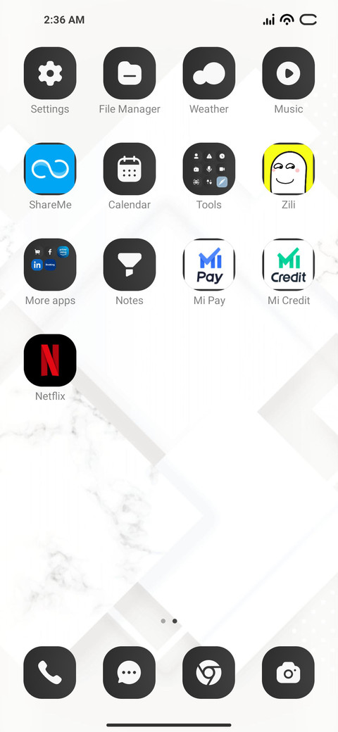 White Style screenshot