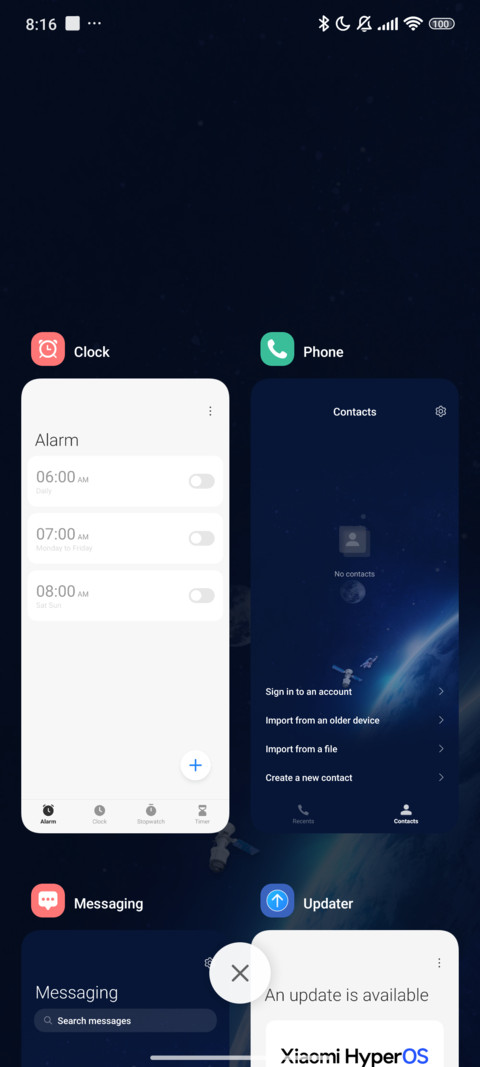 Peaceful Night Sky screenshot