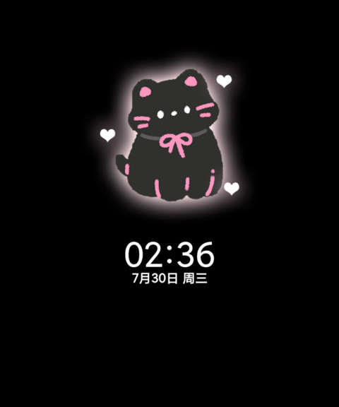 ins简约黑粉猫猫 screenshot