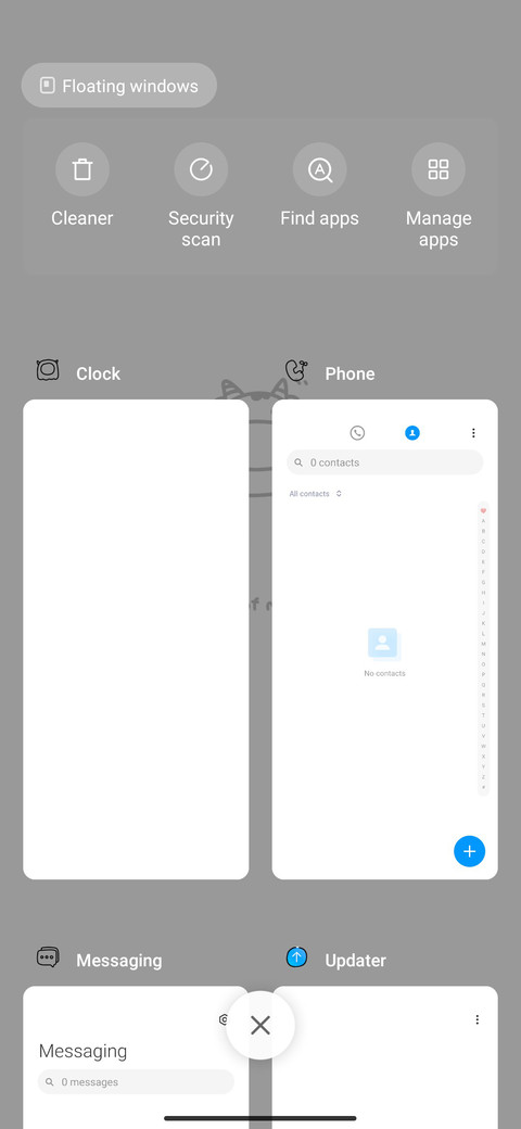Milk calendar screenshot