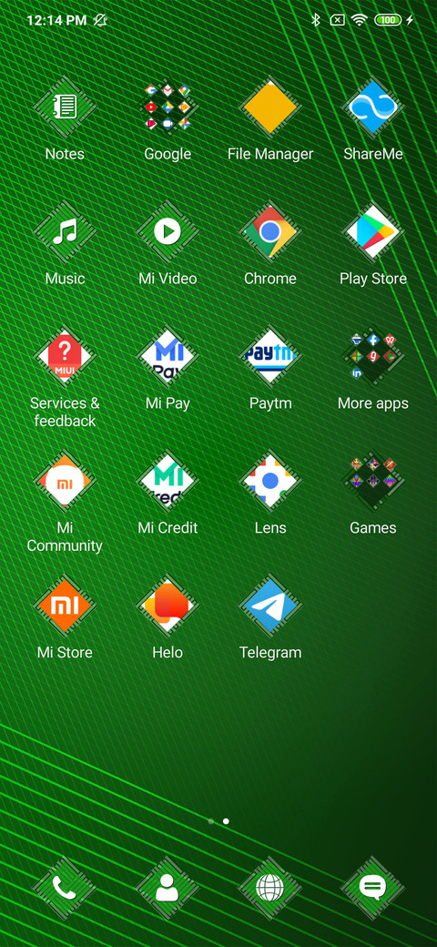 Green Abstract Pattern_3MDS screenshot
