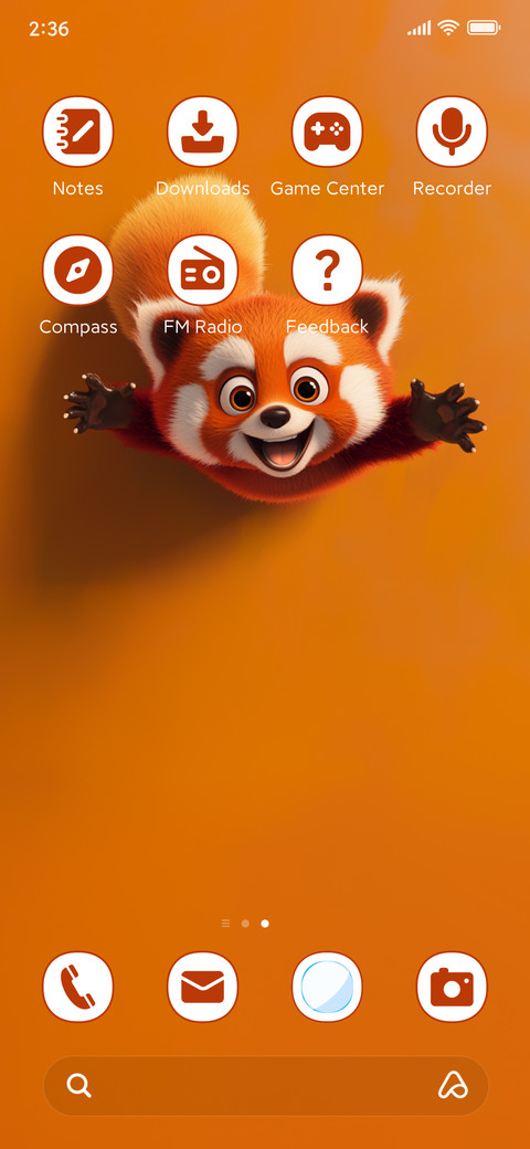 Red panda screenshot