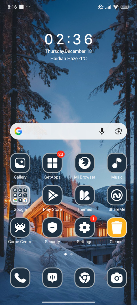 Snowy Home screenshot