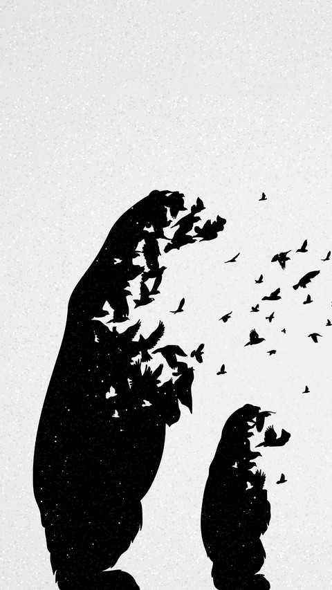 Silhouette art illustration screenshot