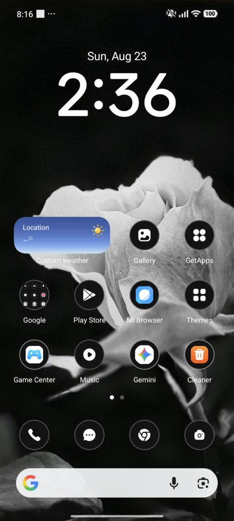 Mist Window screenshot