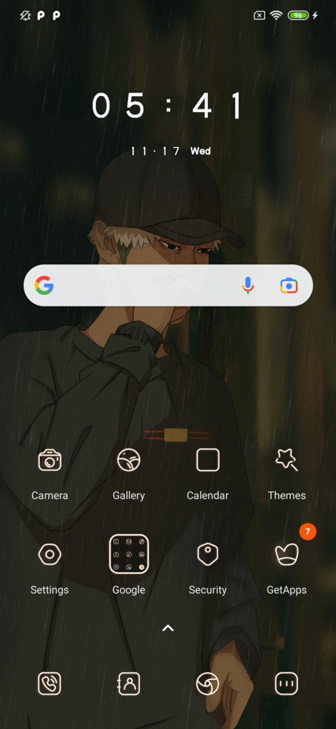 Sad night rain screenshot