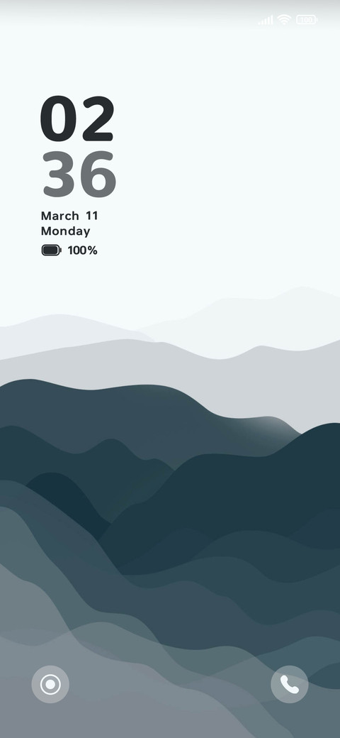 Cloudy mountains screenshot