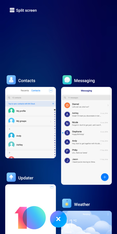 Blue Ring Ottoman  screenshot