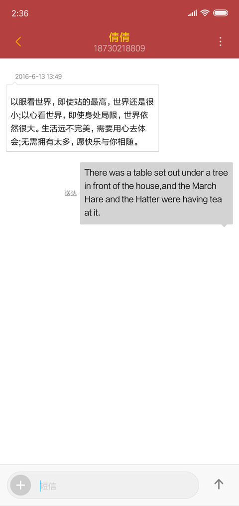 简约·暖红 screenshot