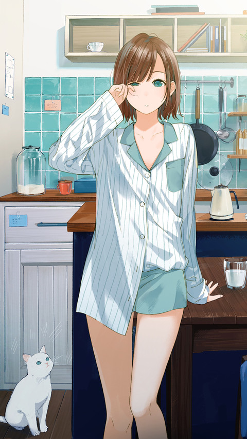 画笔下的甜美女孩 screenshot