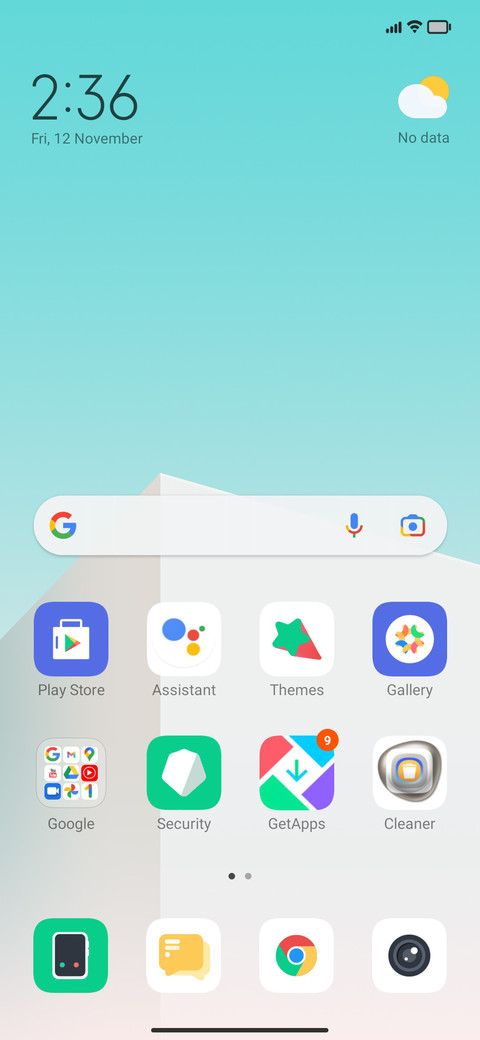 Live screenshot