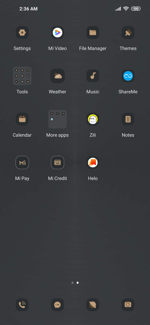 Business big dial screenshot