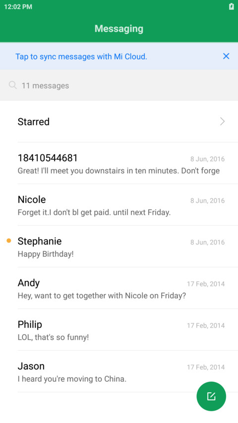 Android black  5x5 (In design) screenshot