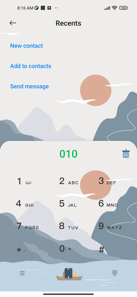 Landscape poetry screenshot
