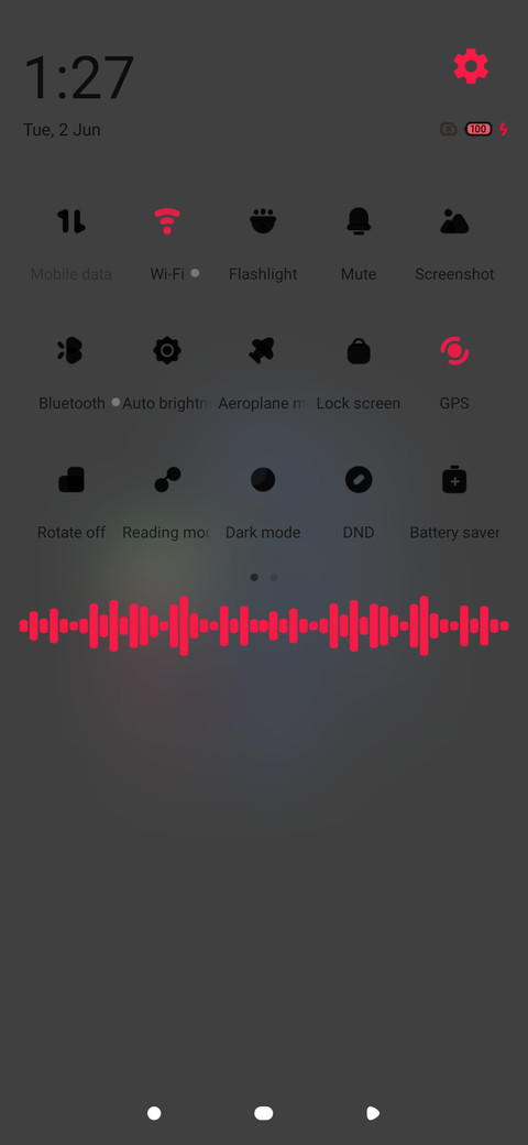 Dark Red screenshot