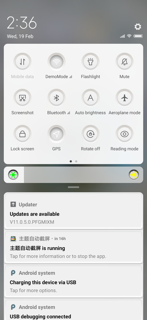 White v10 screenshot