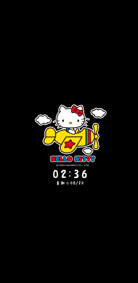 凯蒂猫复古双色贴纸 screenshot