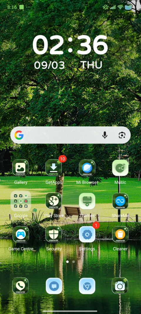 Plants and trees screenshot