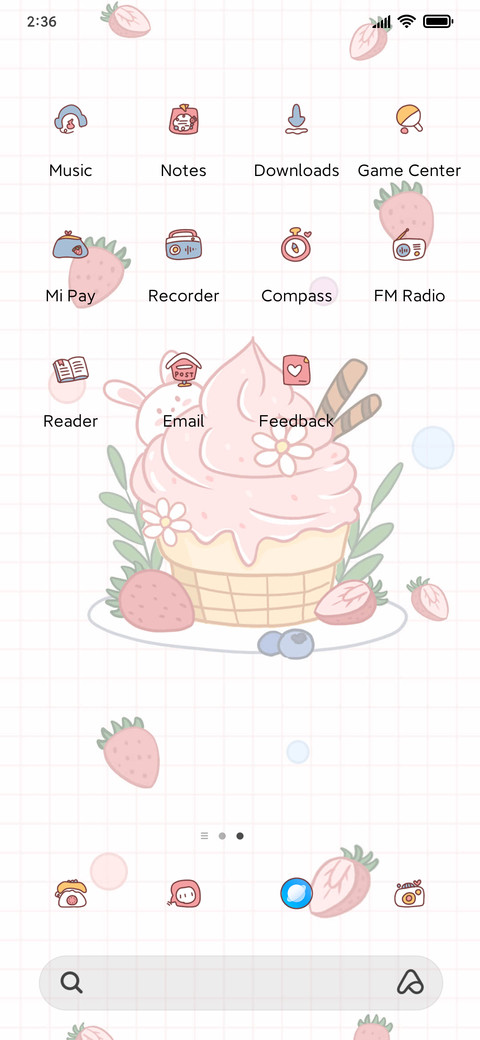 Strawberry cream screenshot