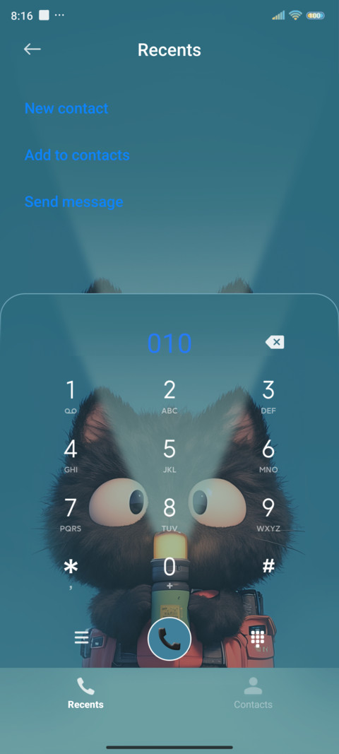 Kitten flashlight screenshot