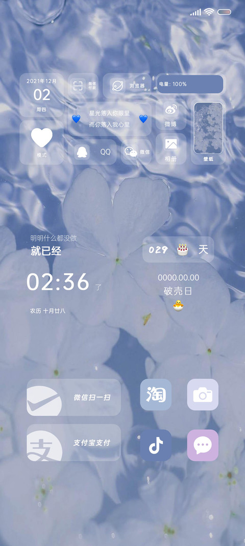 透明小组件 回溯 screenshot