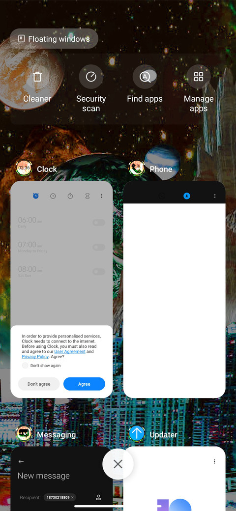 Galaxy fantasy screenshot