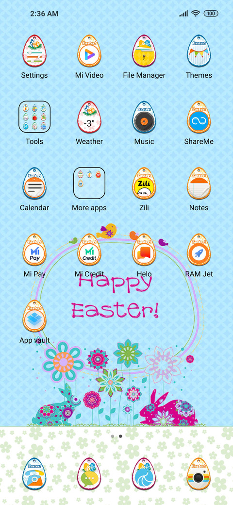 Colorful Easter screenshot