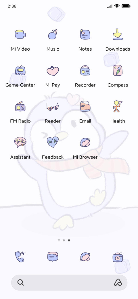 Cute penguin screenshot