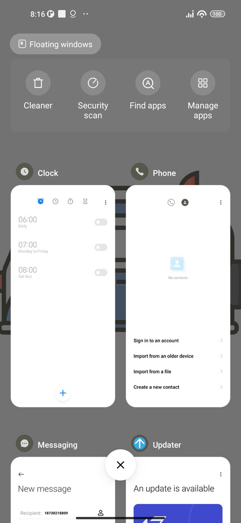 Bus screenshot