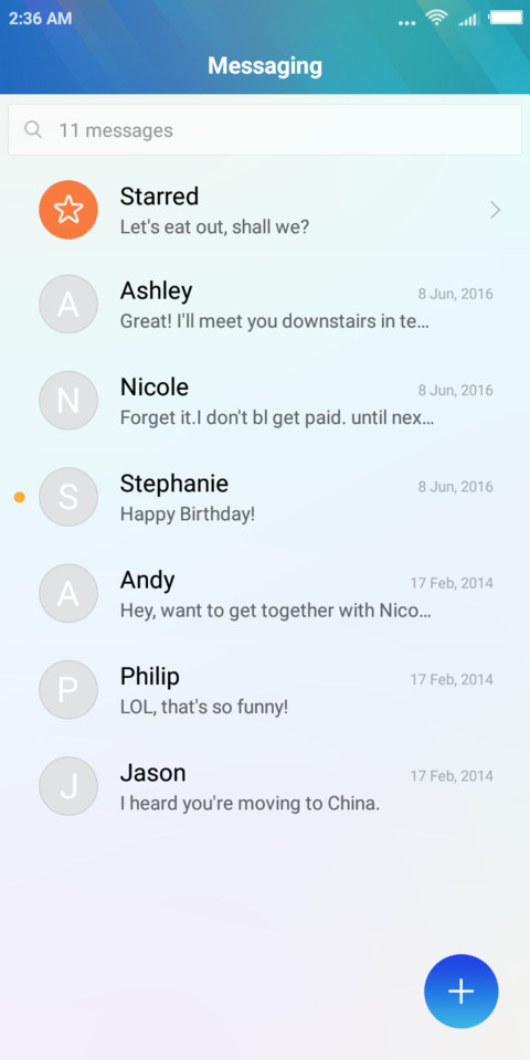 U11 screenshot