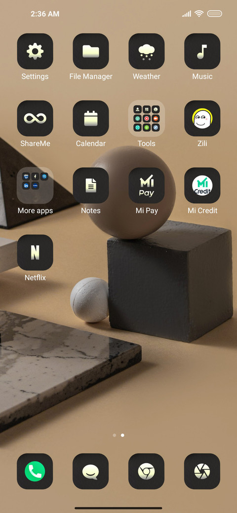 Marble_black screenshot
