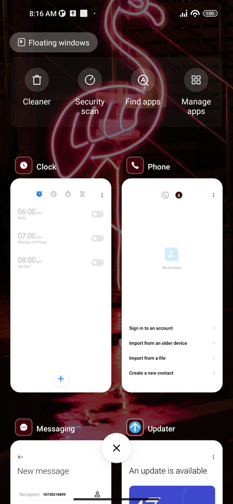 Sign screenshot