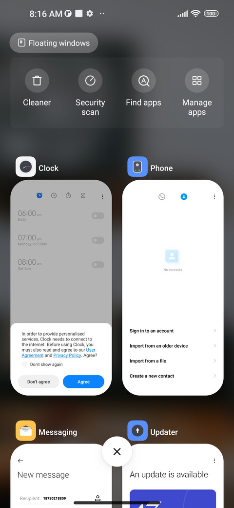 MiEDN iP screenshot