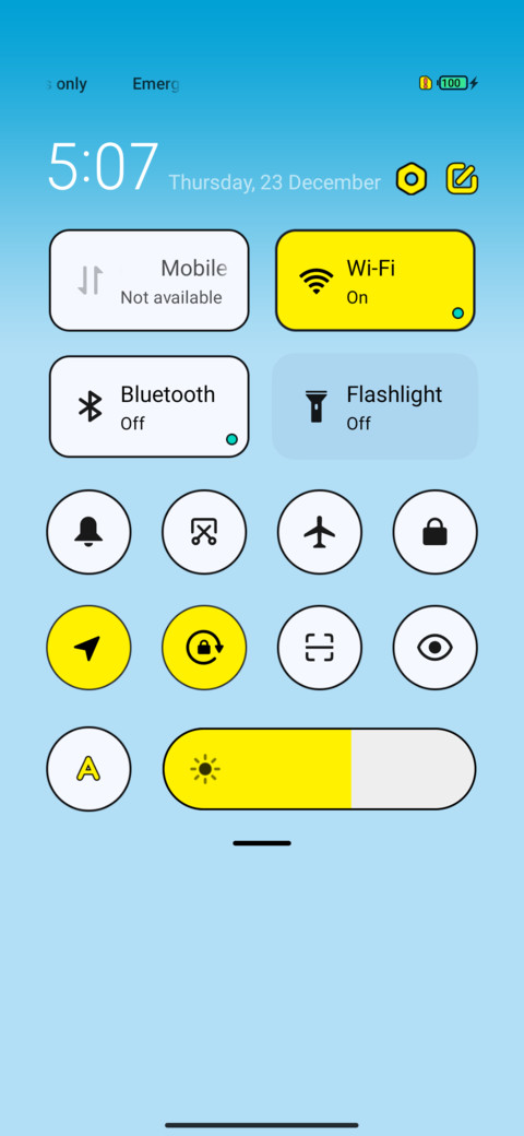 Color design screenshot